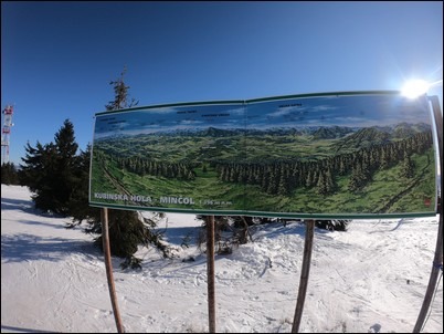 Szczyt Kubińskiej Holi, kubińska hola - szczyt, narty na słowacji z Katowic, Sosnowiec na narty, słowacja narty kubińska Hola